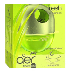 Godrej Aer Twist Dashboard Car Freshener Fresh Lush Green 45g